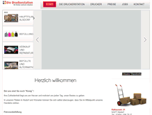 Tablet Screenshot of die-druckerstation.de
